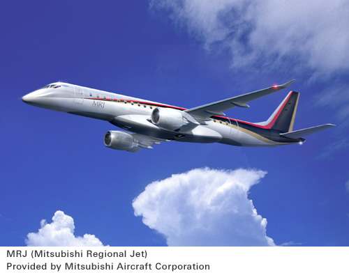 MRJ(Mitsubishi Regional Jet) Provided by Mitsubishi Aircraft Corporation