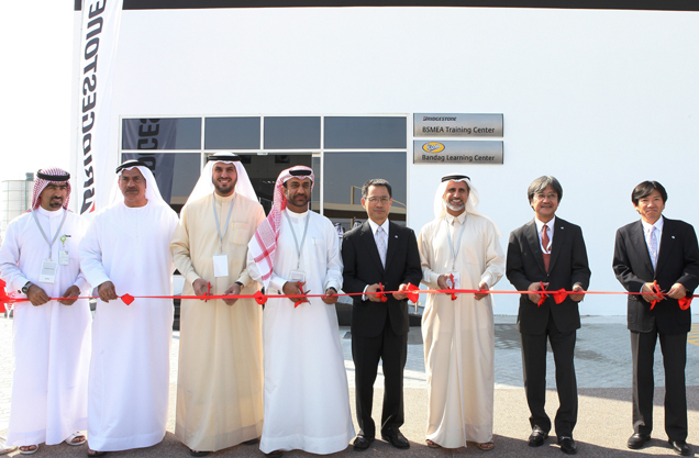The ribbon-cutting ceremony