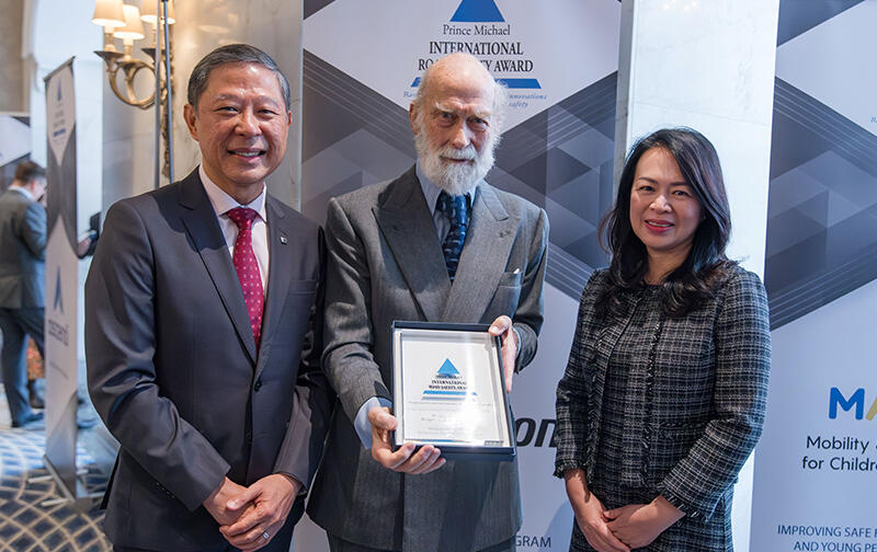 Bridgestone wins prestigious Prince Michael International Road Safety Award for its Bridgestone Road Safety Program