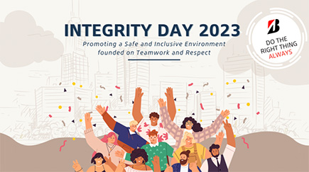 Integrity Day Poster in Singapore (BSAPIC)